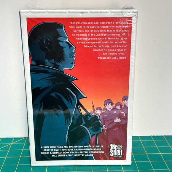March Trilogy Slipcase John Lewis Civil Rights Graphic Novel Pbk Set 2016 NEW - Picture 3 of 13